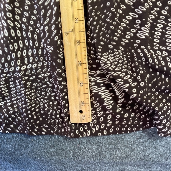 Y2K A-List Babydoll Dress Womens Small S Brown Geometric Print - Picture 5 of 8